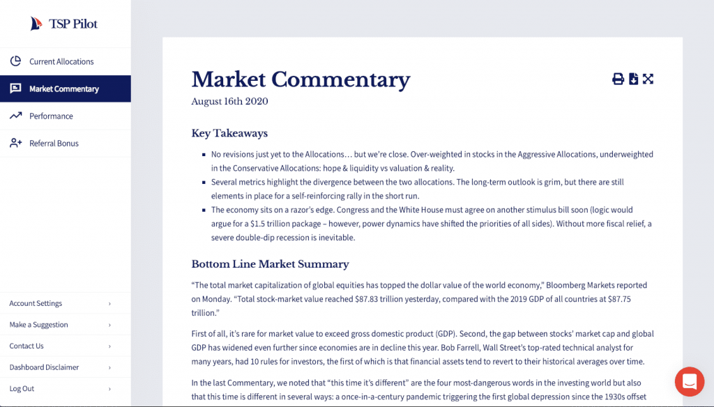 How It Works TSP Pilot